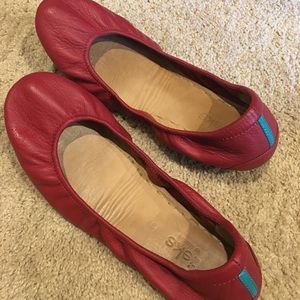 Cardinal Red Tieks size 9